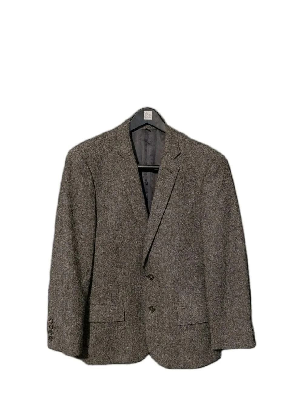 J Crew Ludlow Jacket Mens 42 Gray Yorkshire Tweed Moon Wool Sport Coat Blazer